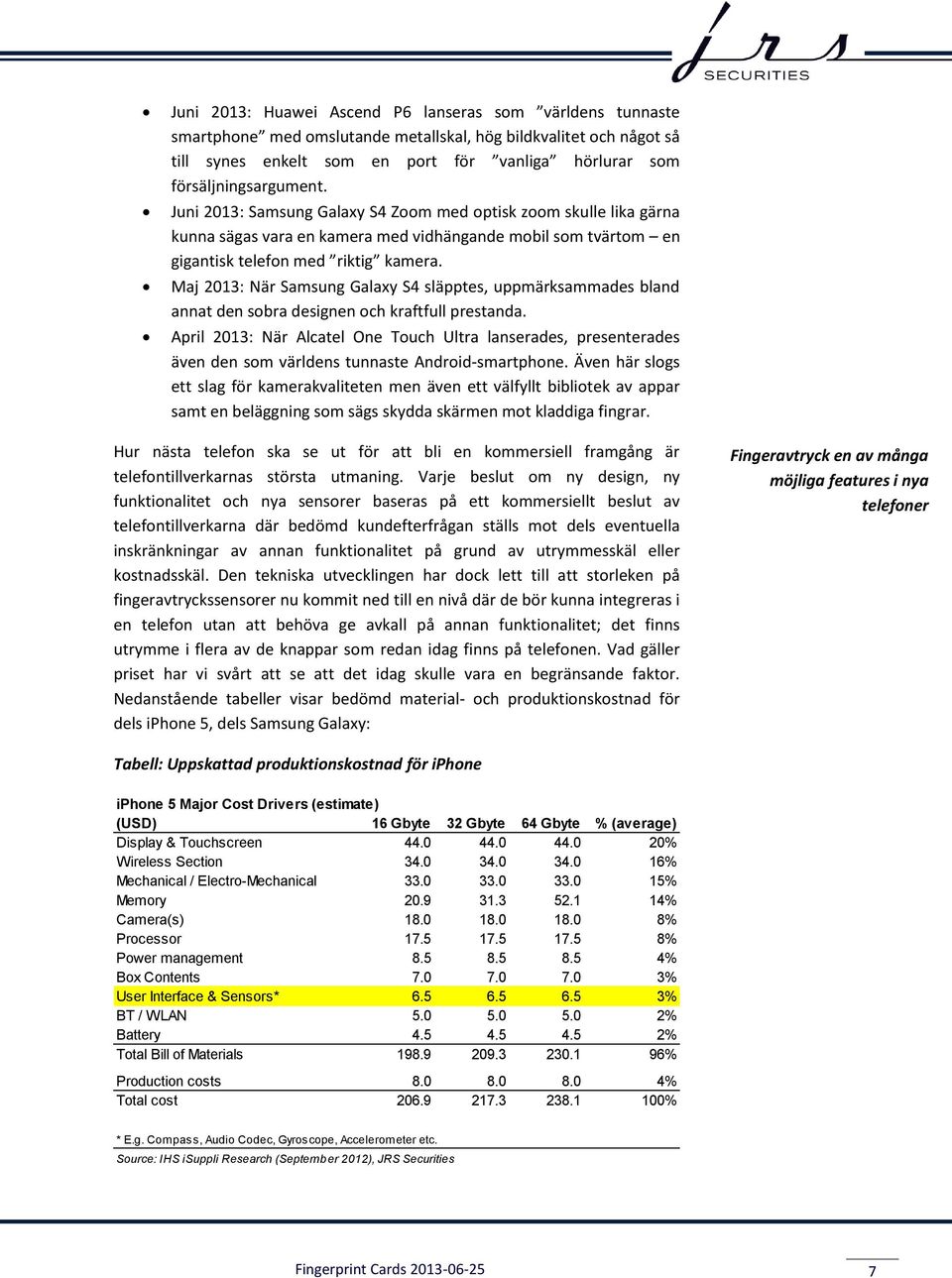 Maj 2013: När Samsung Galaxy S4 släpptes, uppmärksammades bland annat den sobra designen och kraftfull prestanda.