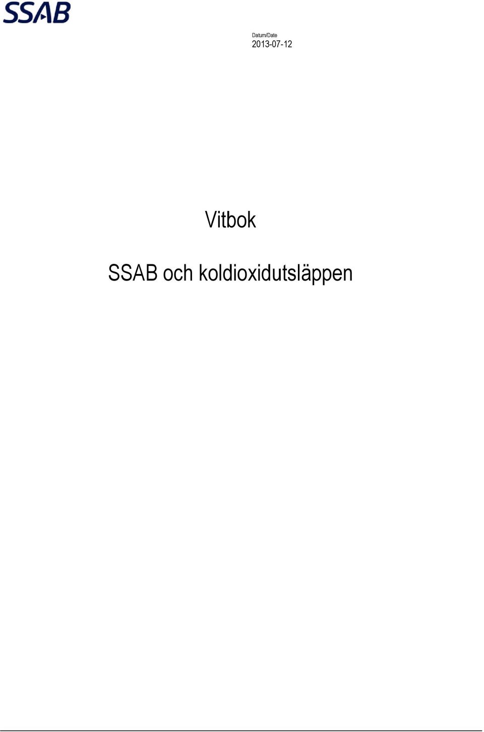 Vitbok SSAB