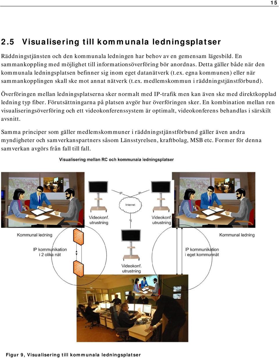 egna kommunen) eller när sammankopplingen skall ske mot annat nätverk (t.ex. medlemskommun i räddningstjänstförbund).