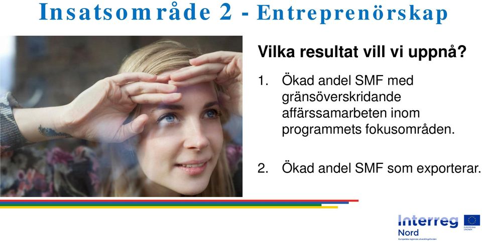 Ökad andel SMF med gränsöverskridande