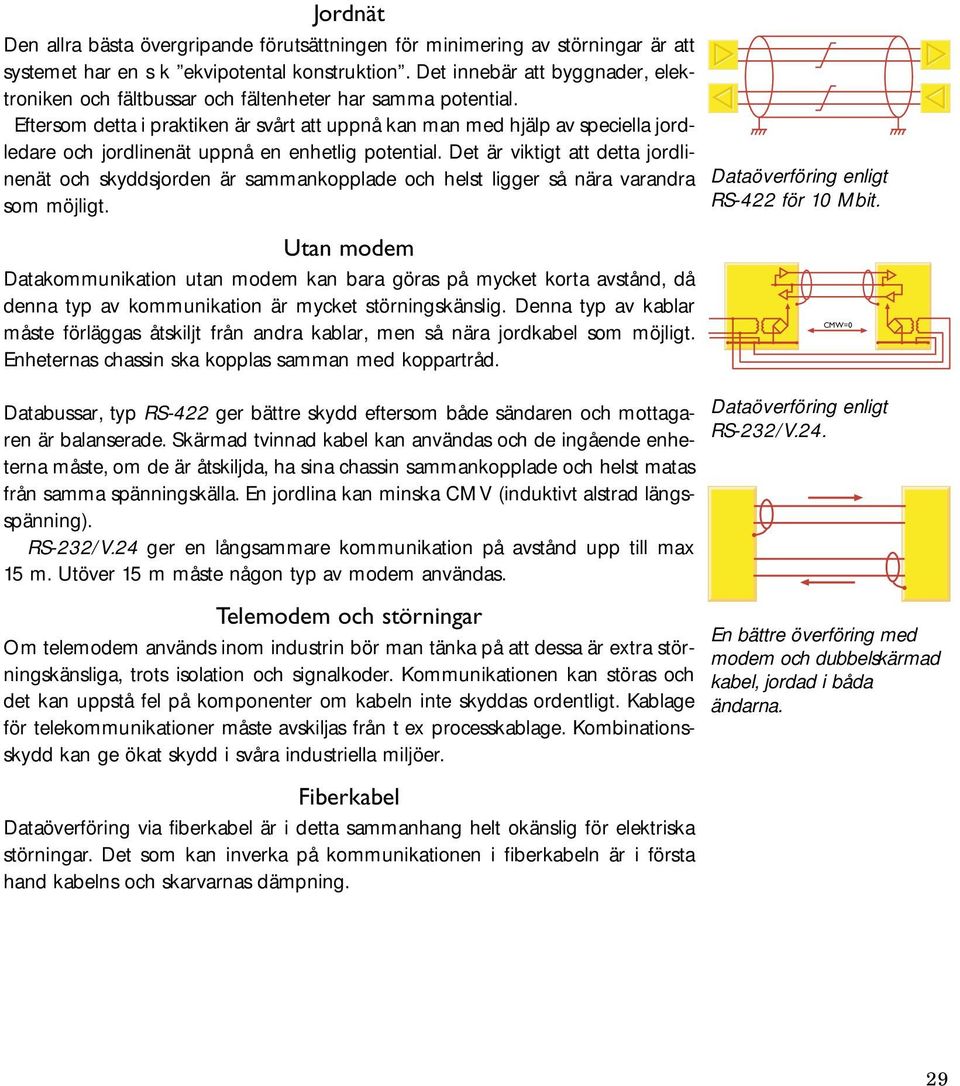 Eftersom detta i praktiken är svårt att uppnå kan man med hjälp av speciella jordledare och jordlinenät uppnå en enhetlig potential.