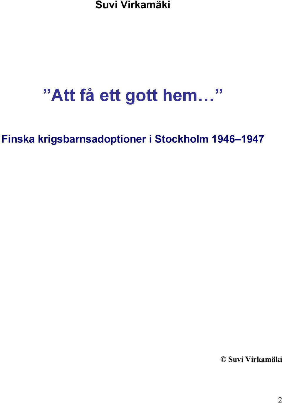 krigsbarnsadoptioner i