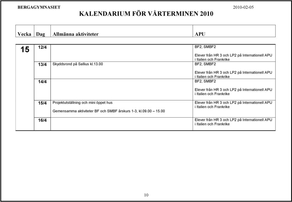 Projektutställning och mini öppet hus Gemensamma