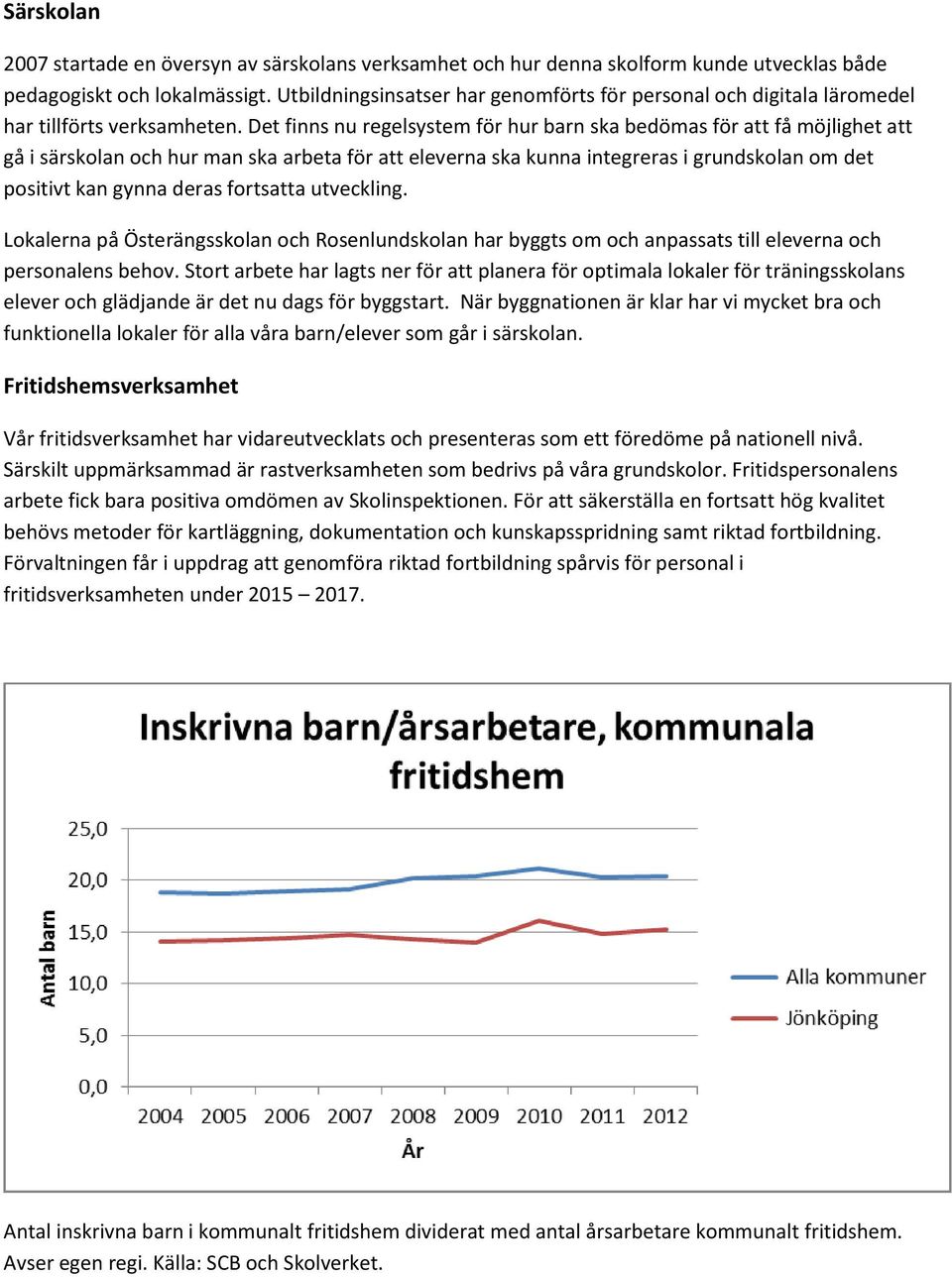 Det finns nu regelsystem för hur barn ska bedömas för att få möjlighet att gå i särskolan och hur man ska arbeta för att eleverna ska kunna integreras i grundskolan om det positivt kan gynna deras