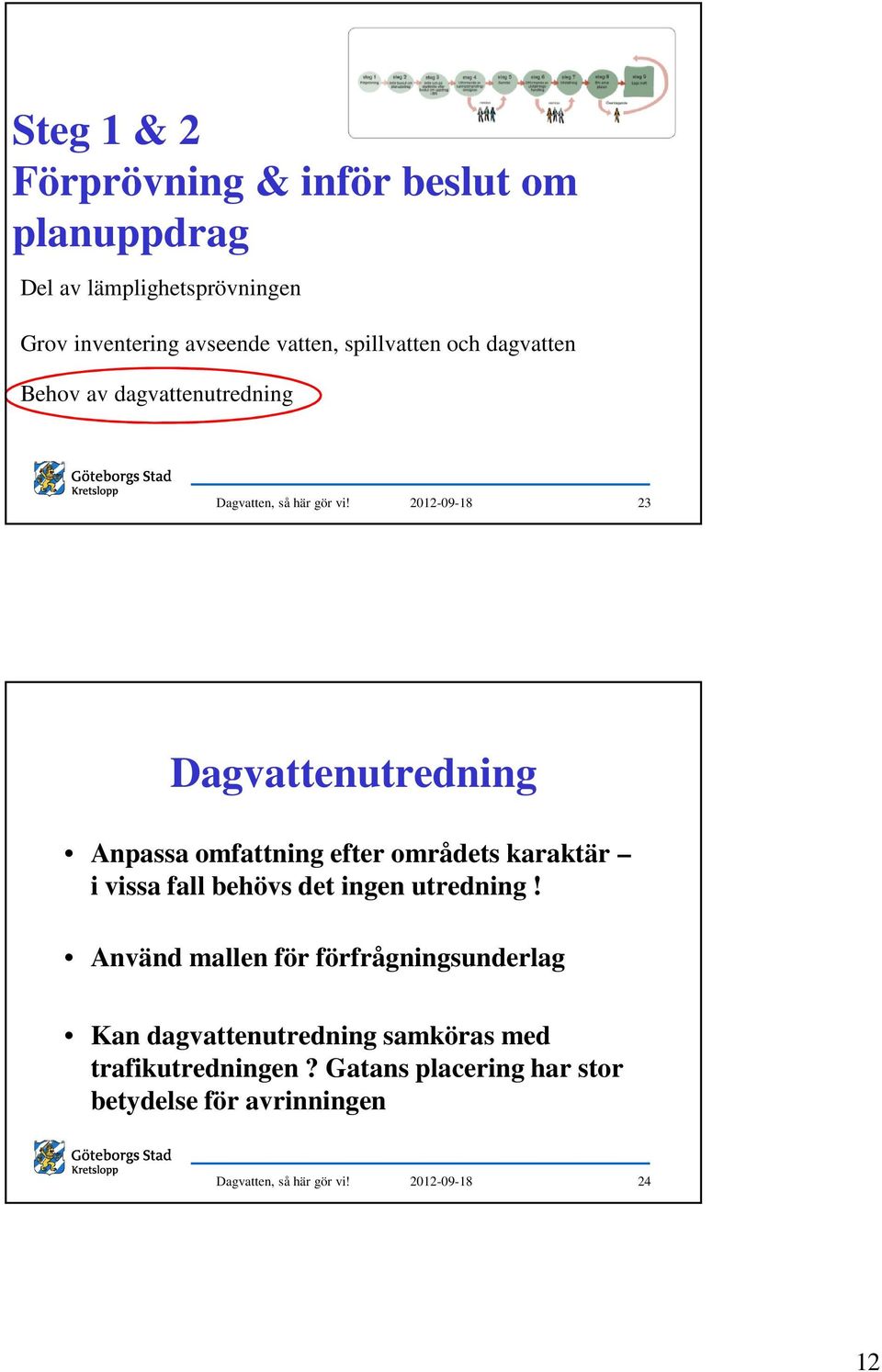 omfattning efter områdets karaktär i vissa fall behövs det ingen utredning!