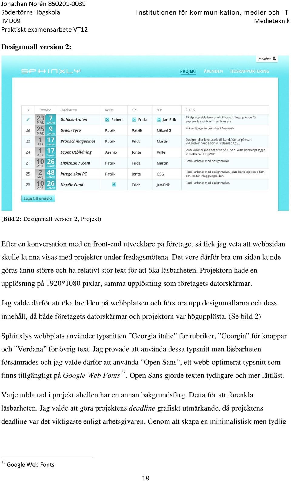 Projektorn hade en upplösning på 1920*1080 pixlar, samma upplösning som företagets datorskärmar.