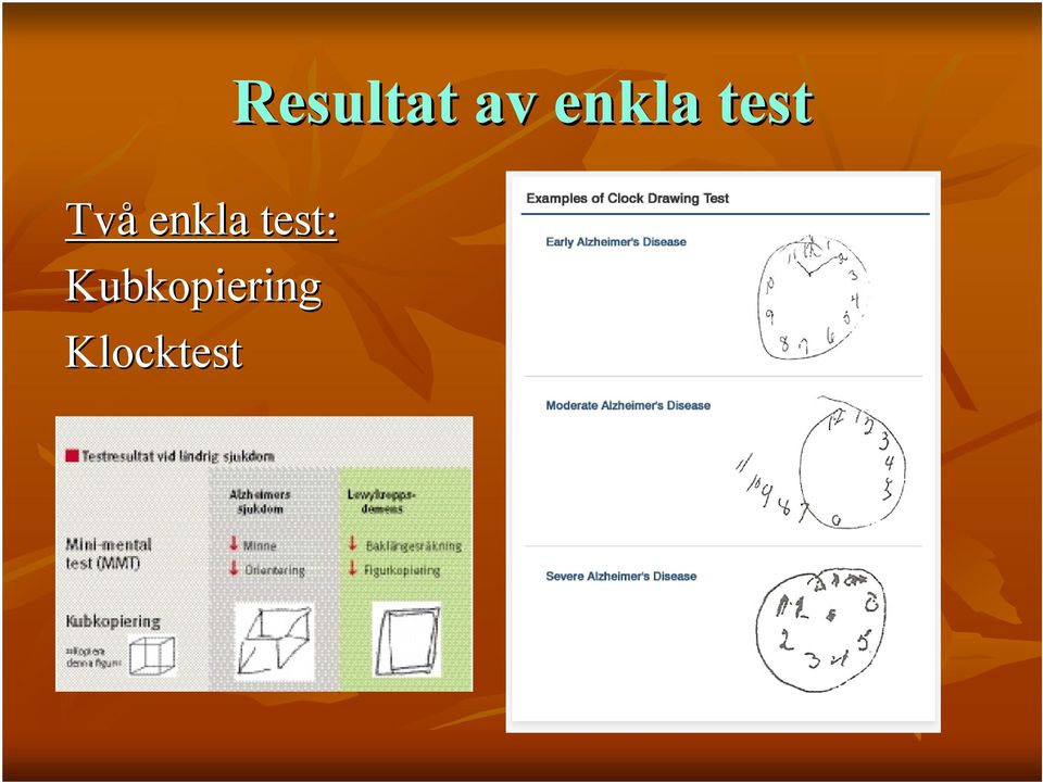 enkla test: