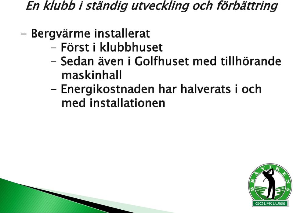 med tillhörande maskinhall -