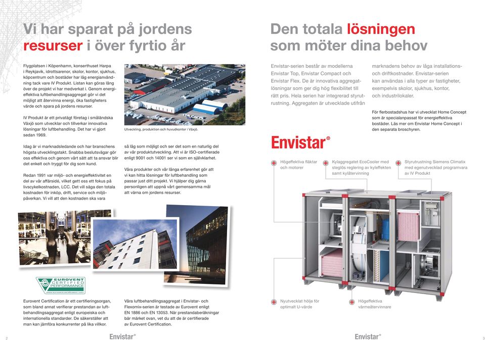 Genom energieffektiva luftbehandlingsaggregat gör vi det möjligt att återvinna energi, öka fastigheters värde och spara på jordens resurser.