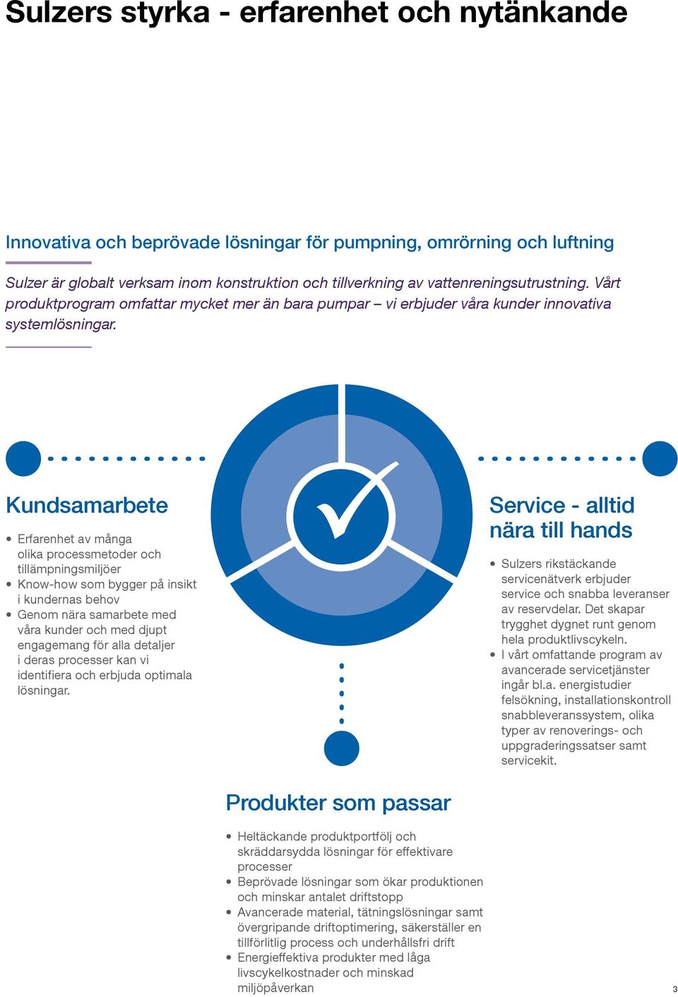 Kundsamarbete Erfarenhet av många olika processmetoder och tillämpningsmiljöer Know-how som bygger på insikt i kundernas behov Genom nära samarbete med våra kunder och med djupt engagemang för alla