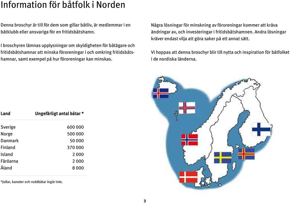 Några lösningar för minskning av föroreningar kommer att kräva ändringar av, och investeringar i fritidsbåtshamnen. Andra lösningar kräver endast vilja att göra saker på ett annat sätt.