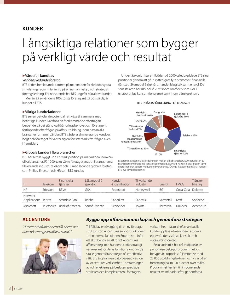 XViktiga X kundrelationer BTS ser en betydande potential i att växa tillsammans med befintliga kunder.