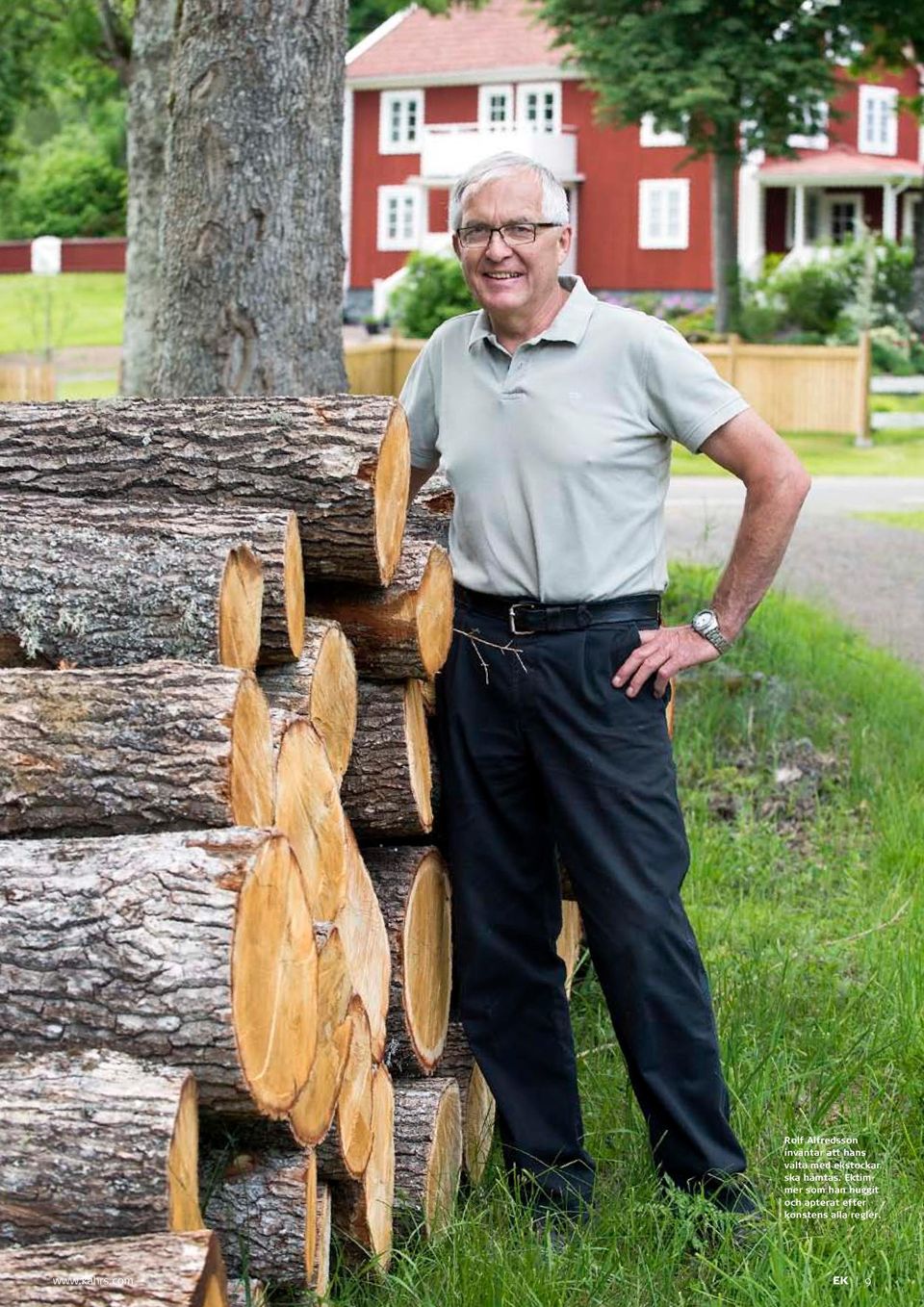 Ektimmer som han huggit och apterat