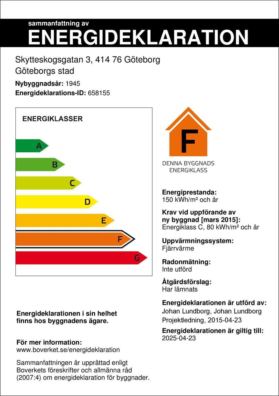 sin helhet finns hos byggnadens ägare. För mer information: www.boverket.