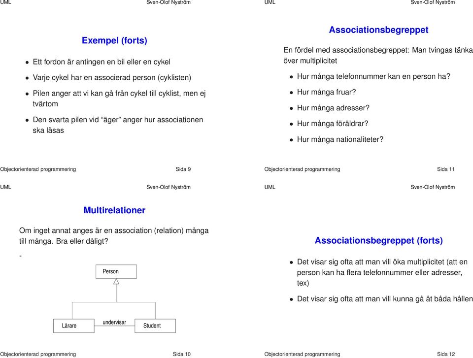 Hur många adresser? Hur många föräldrar? Hur många nationaliteter?