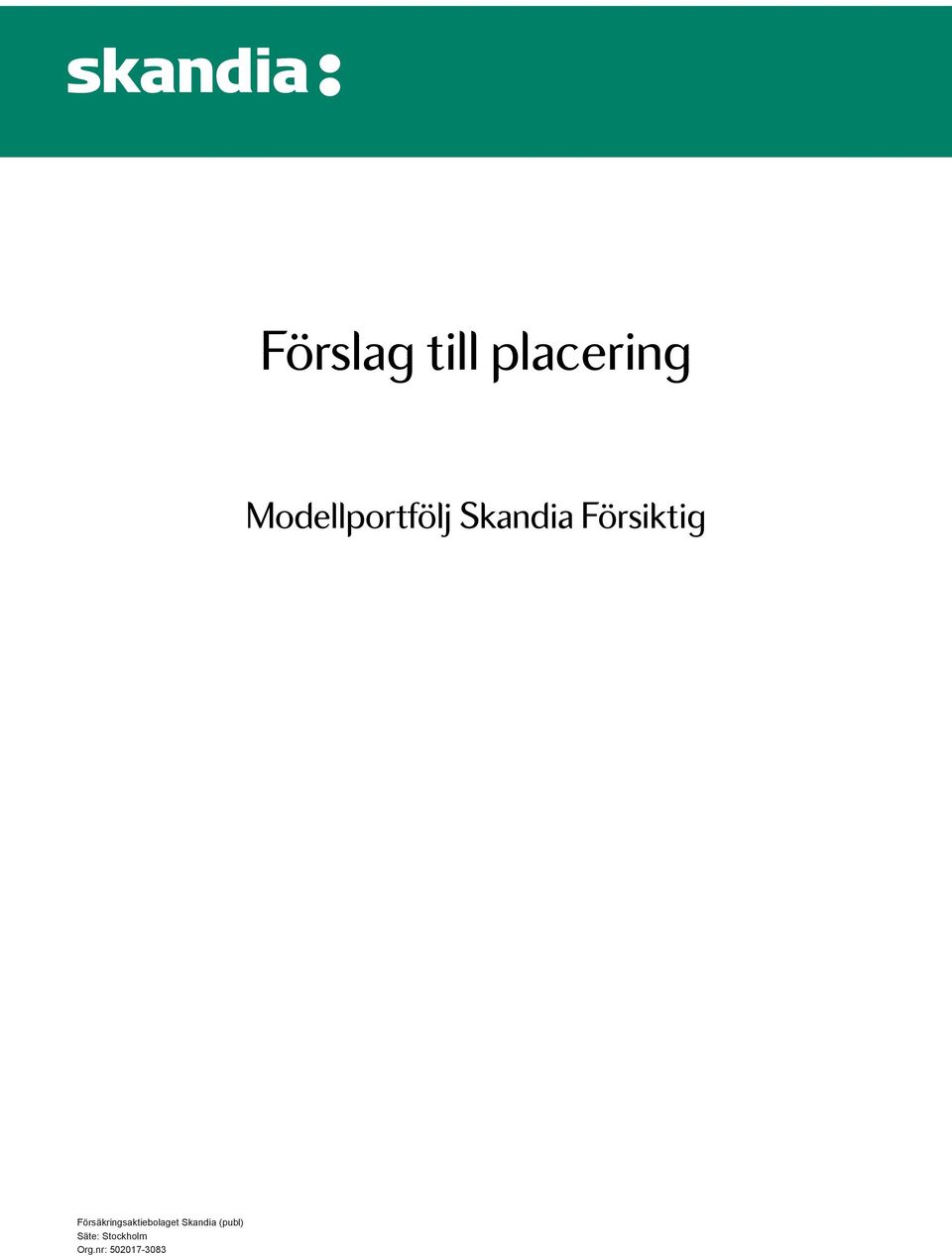 Försäkringsaktiebolaget Skandia