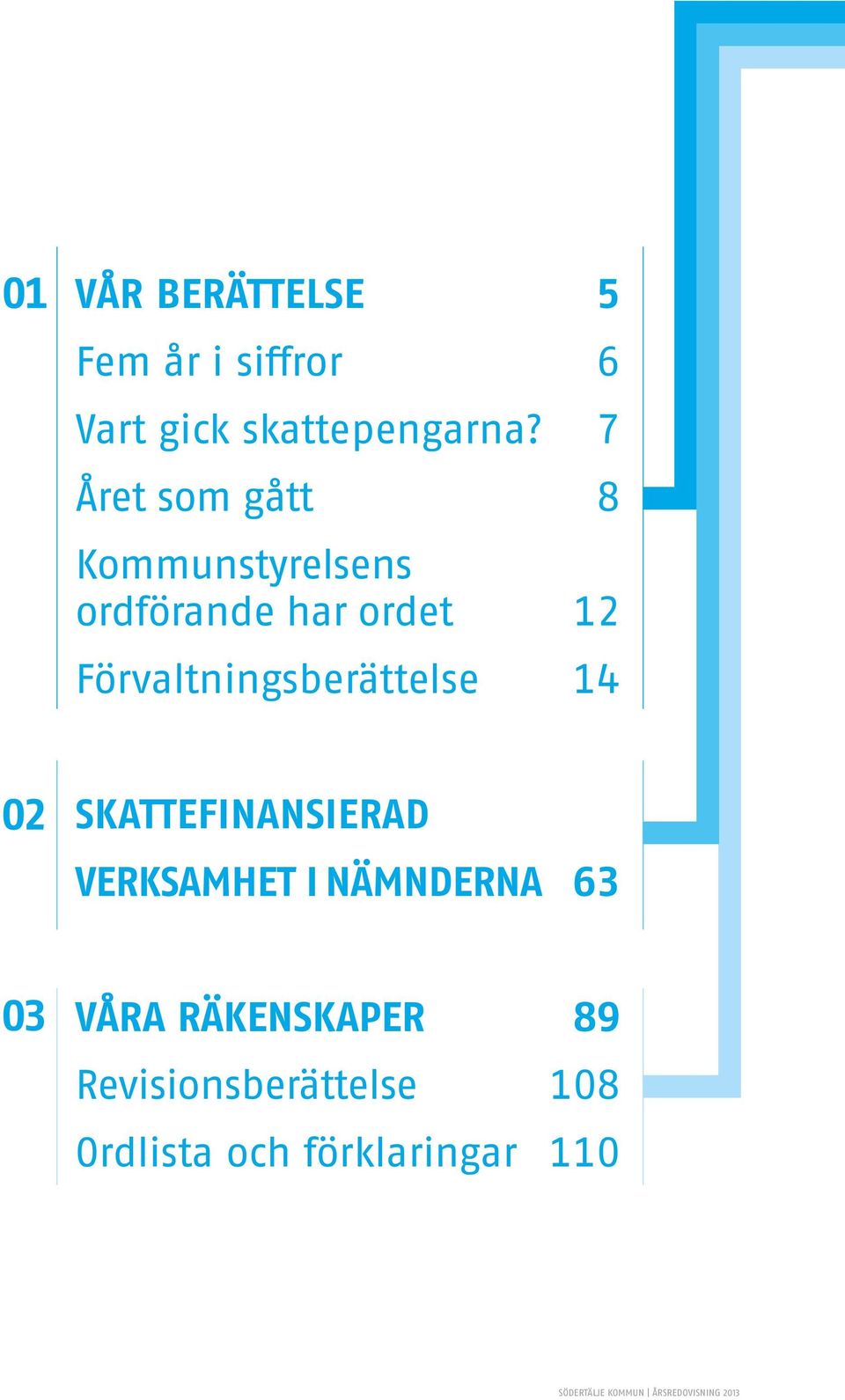 Förvaltningsberättelse 14 SKATTEFINANSIERAD VERKSAMHET I