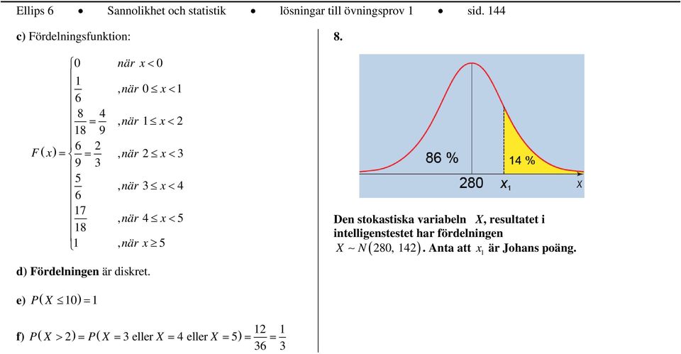 < 4 7, när 4 x < 8,