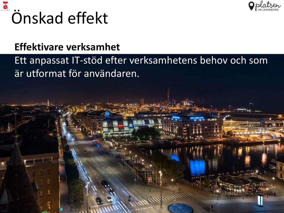 IT-stöd efter verksamhetens