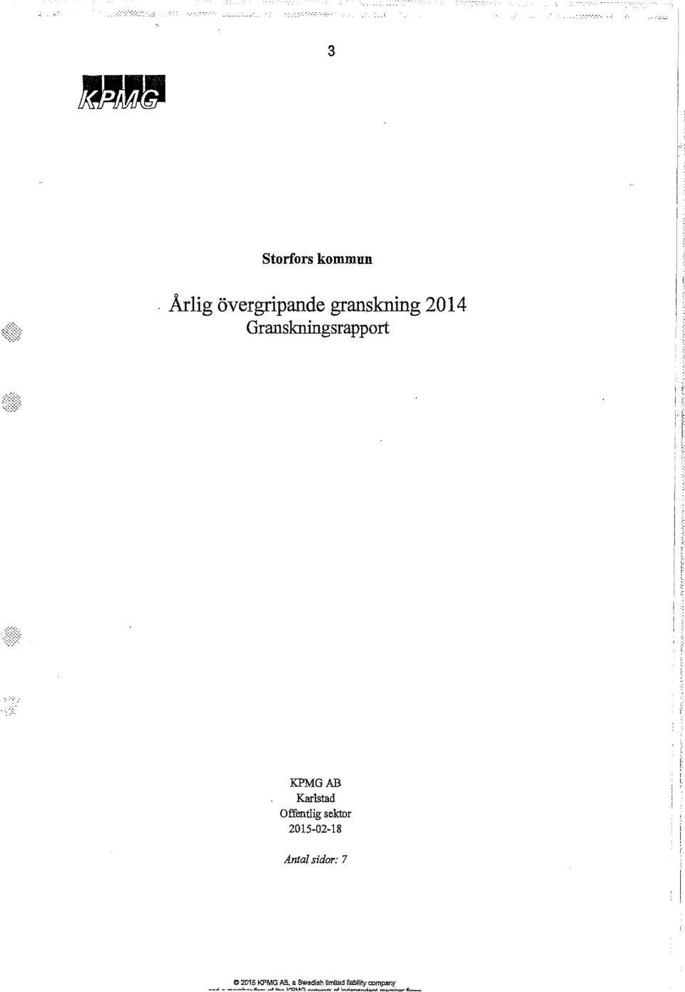 Antal sidor: 7 @ 2015 KPMG />J3.