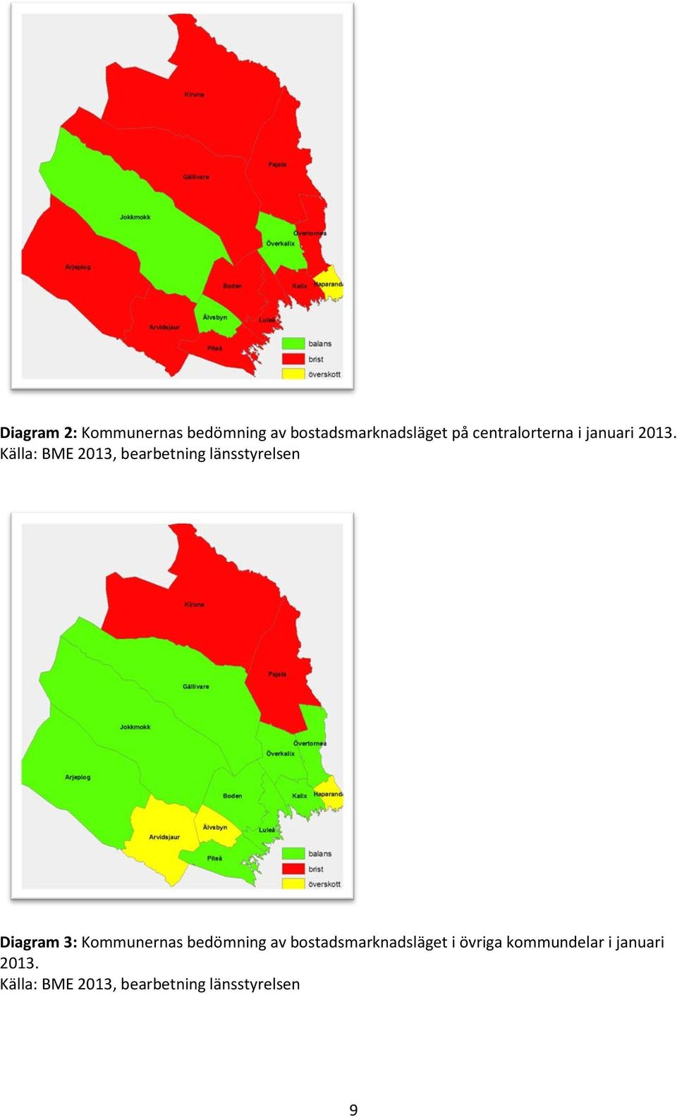 Källa: BME 2013, bearbetning länsstyrelsen Diagram 3: Kommunernas