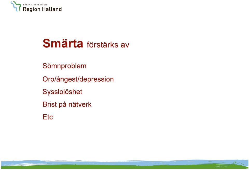 Oro/ångest/depression