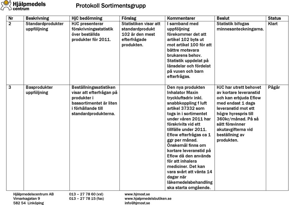 Statistik uppdelat på länsdelar och fördelat på vuxen och barn efterfrågas. minnesanteckningarna.