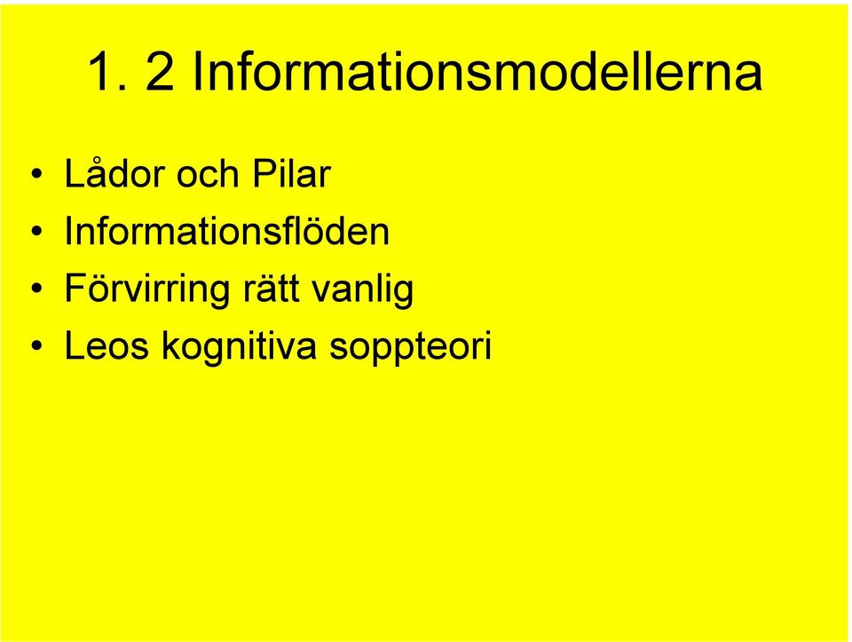 Informationsflöden