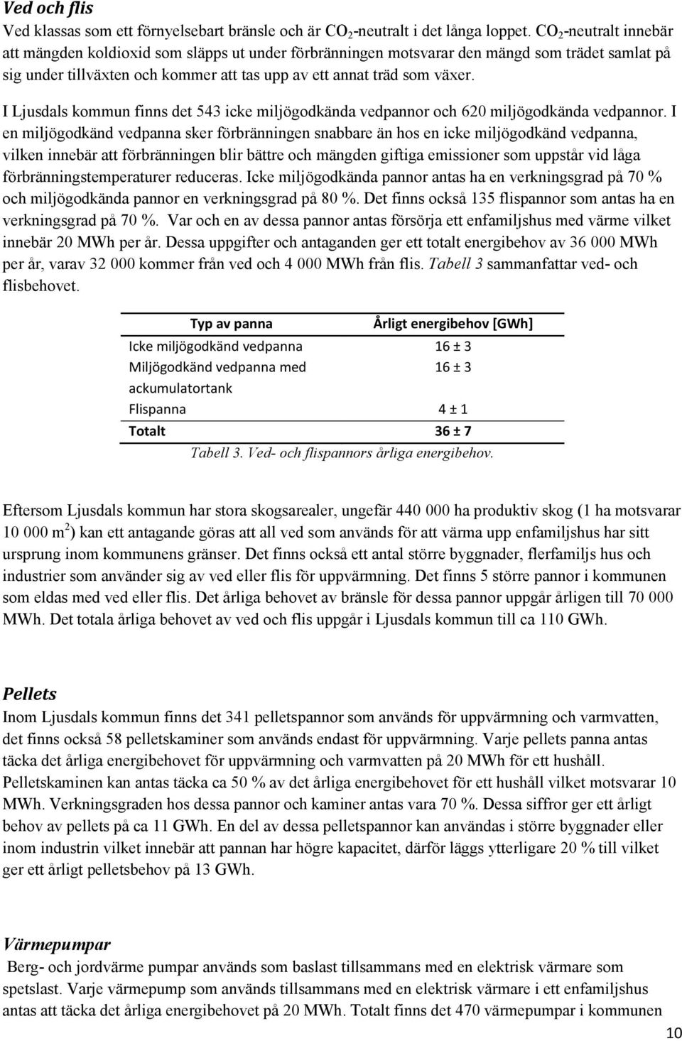 I Ljusdals kommun finns det 543 icke miljögodkända vedpannor och 620 miljögodkända vedpannor.