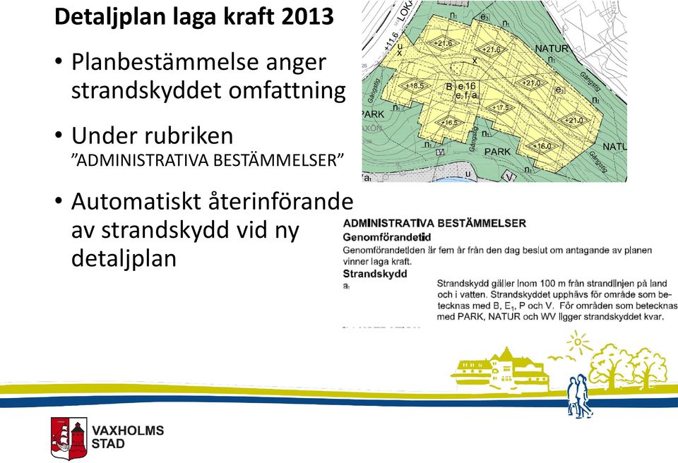 rubriken ADMINISTRATIVA BESTÄMMELSER