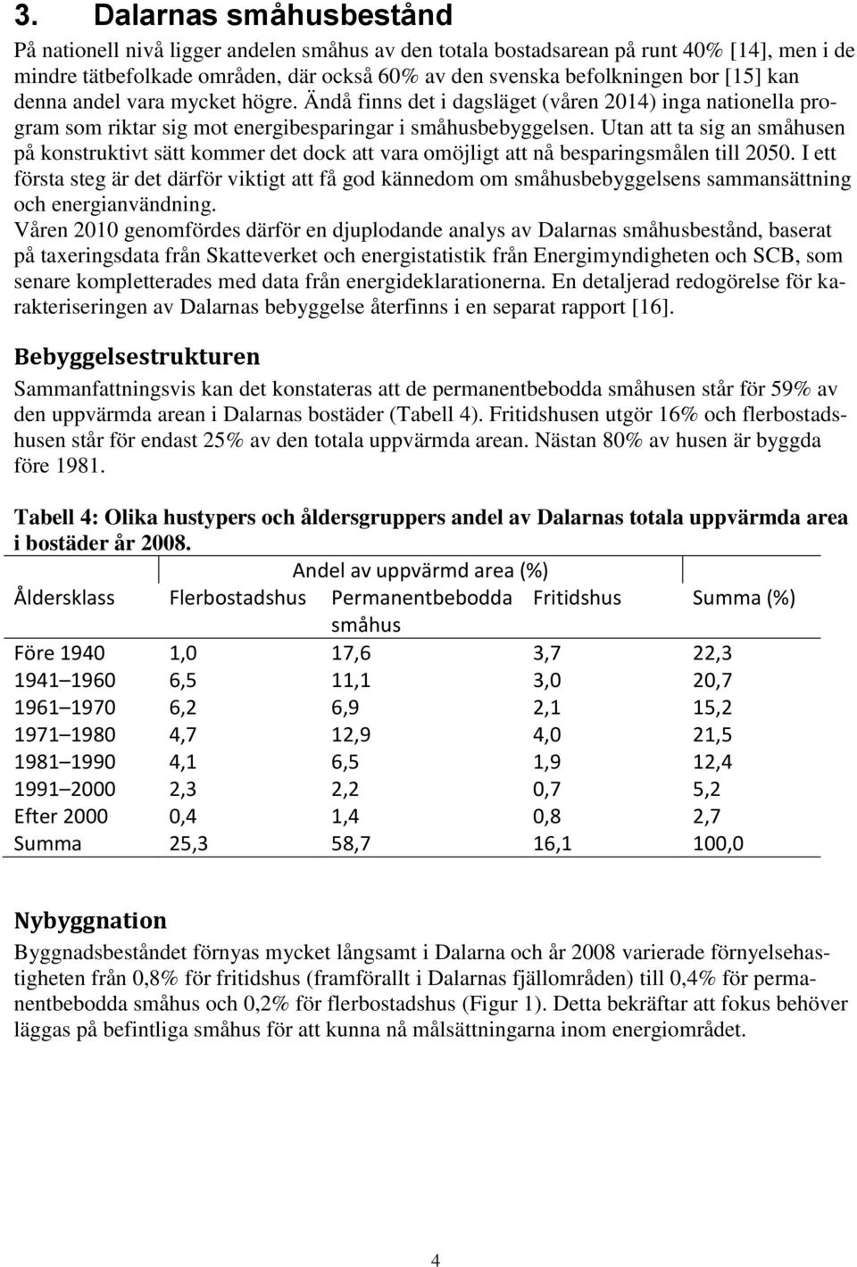 Utan att ta sig an småhusen på konstruktivt sätt kommer det dock att vara omöjligt att nå besparingsmålen till 2050.