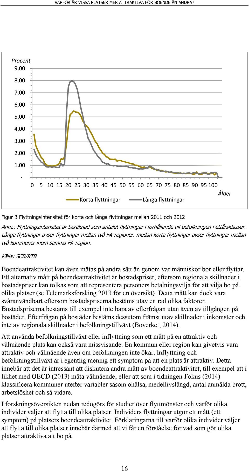 Långa flyttningar avser flyttningar mellan två FA-regioner, medan korta flyttningar avser flyttningar mellan två kommuner inom samma FA-region.