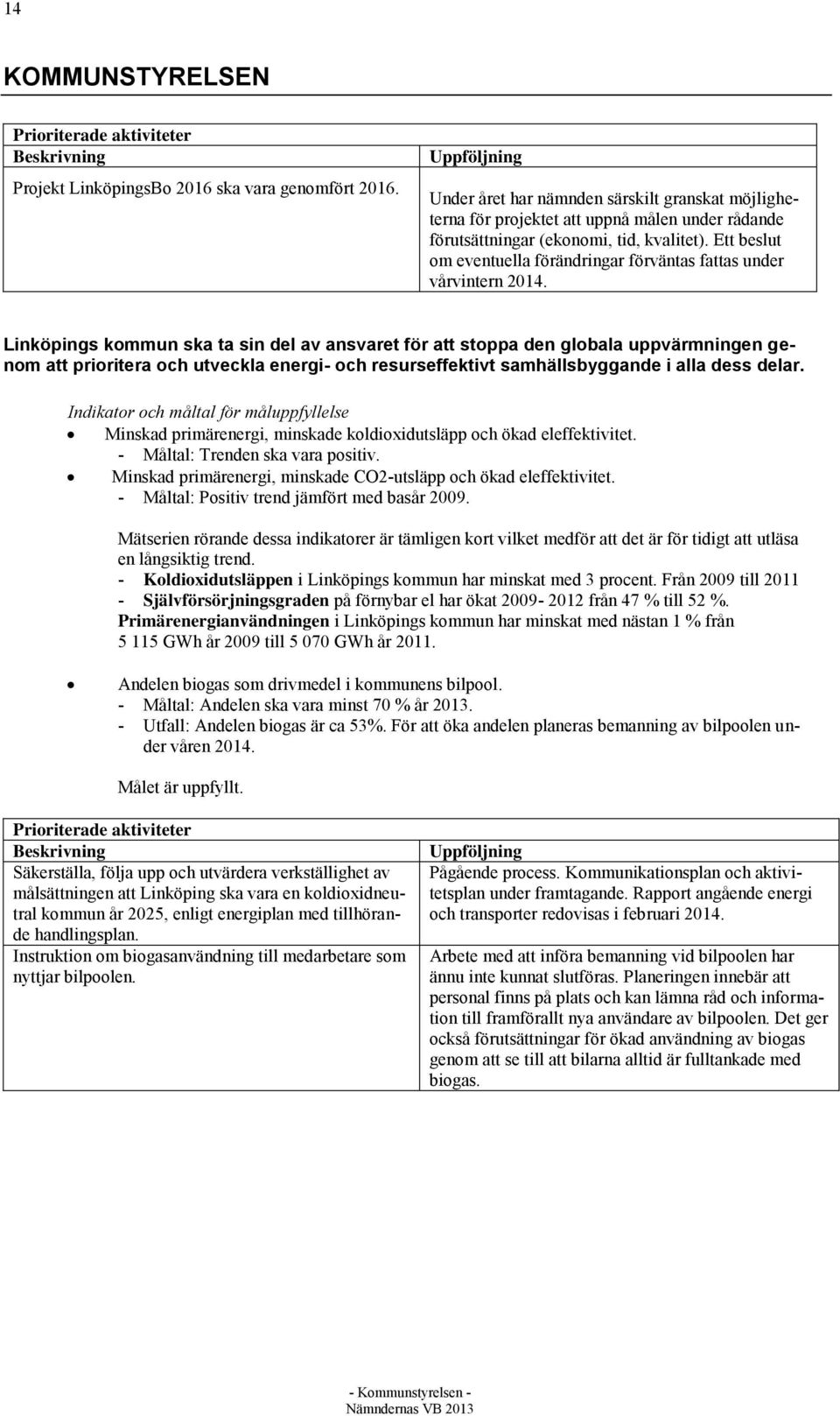 Ett beslut om eventuella förändringar förväntas fattas under vårvintern 2014.