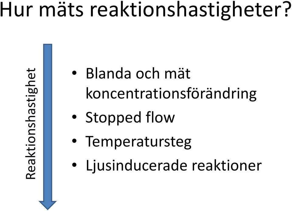 koncentrationsförändring Stopped