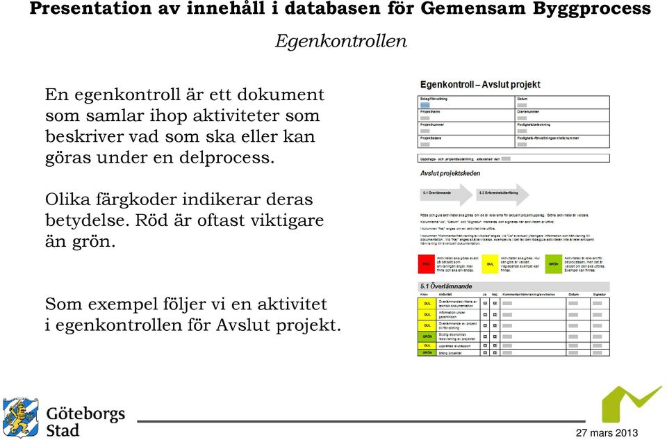 eller kan göras under en delprocess. Olika färgkoder indikerar deras betydelse.