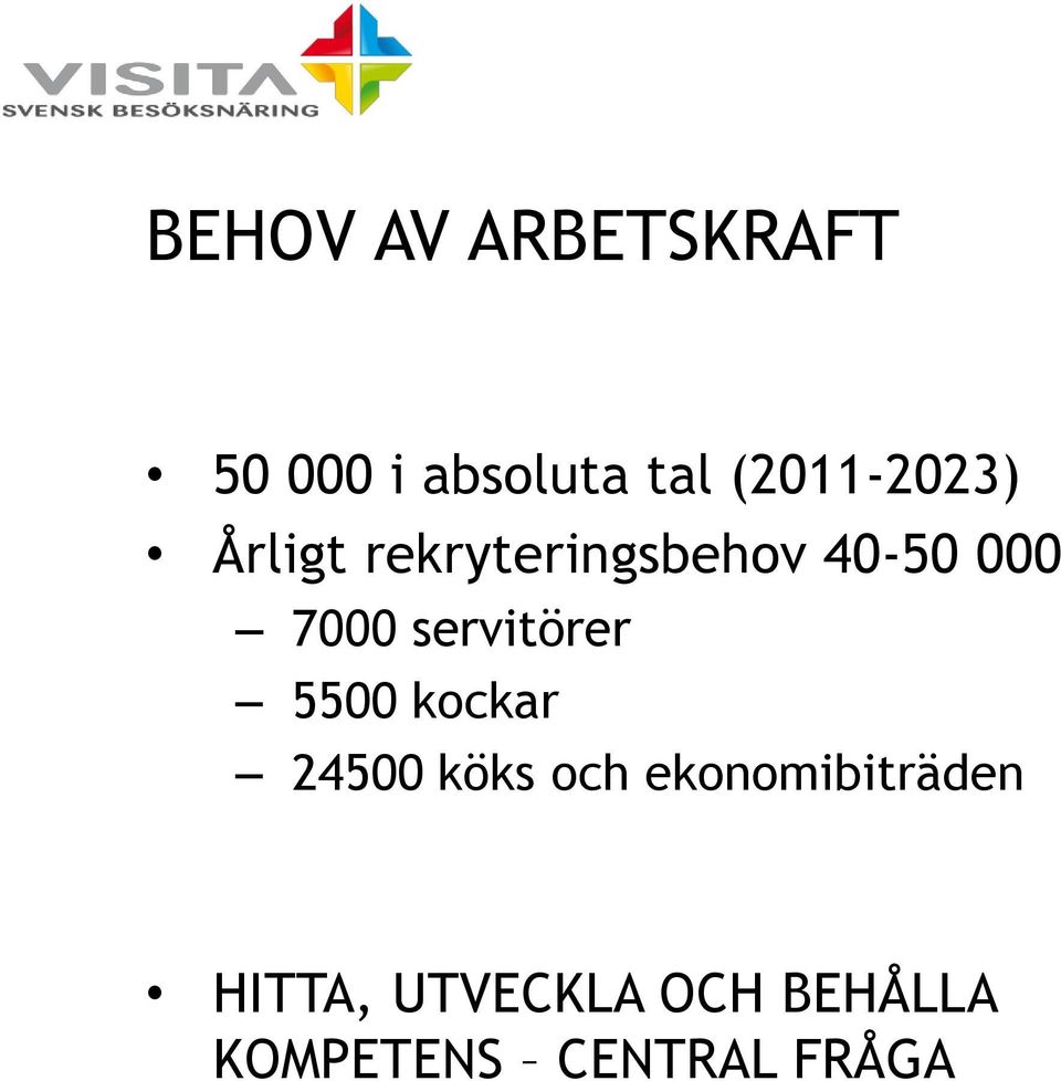 7000 servitörer 5500 kockar 24500 köks och