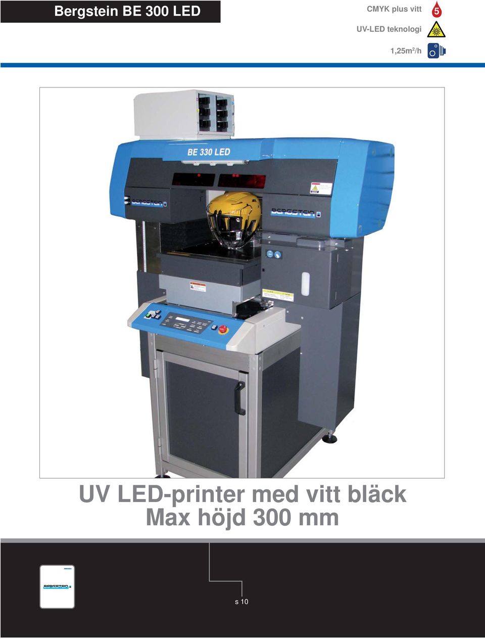 1,25m 2 /h UV LED-printer