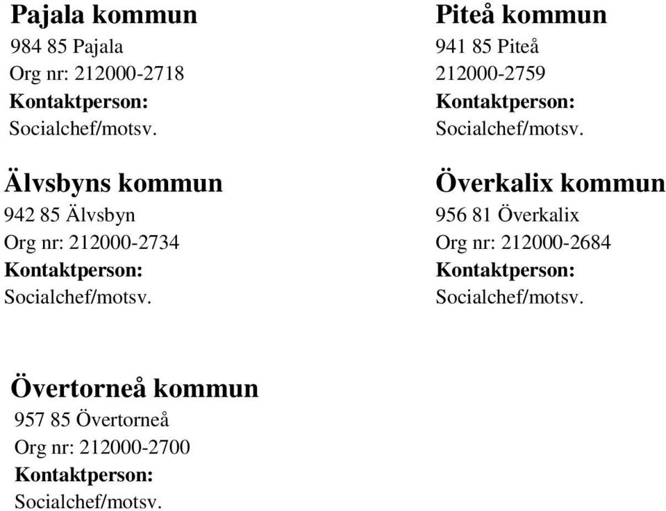 Socialchef/motsv.