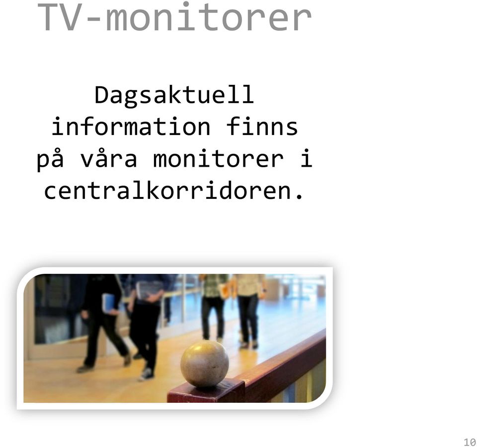 information finns på