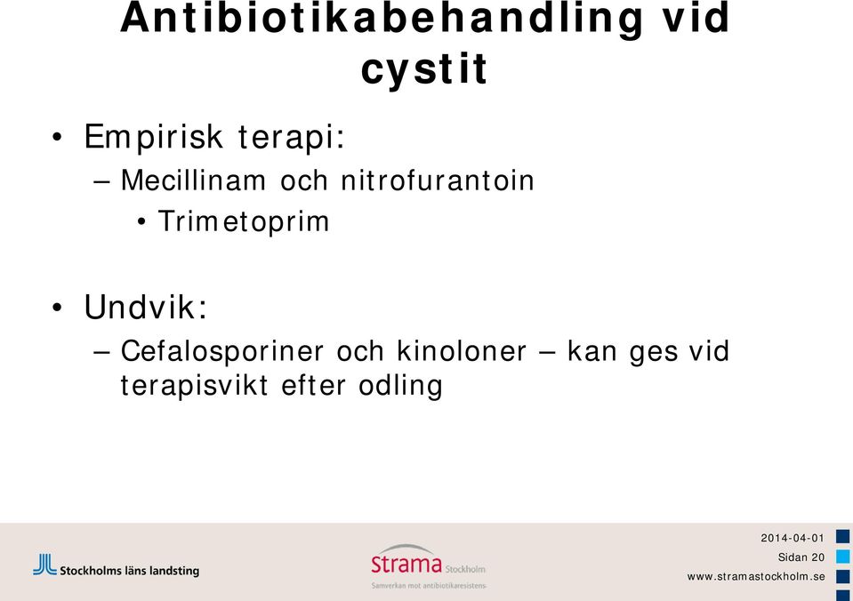 Trimetoprim Undvik: Cefalosporiner och