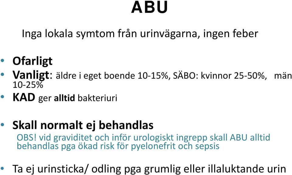 behandlas OBS!