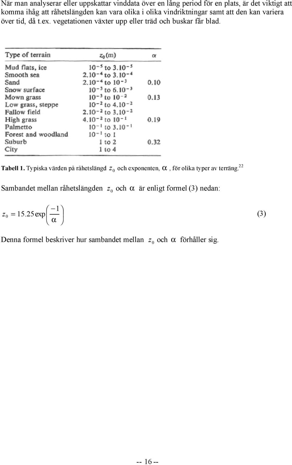 vegetationen växter upp eller träd och buskar får blad. Tabell 1.