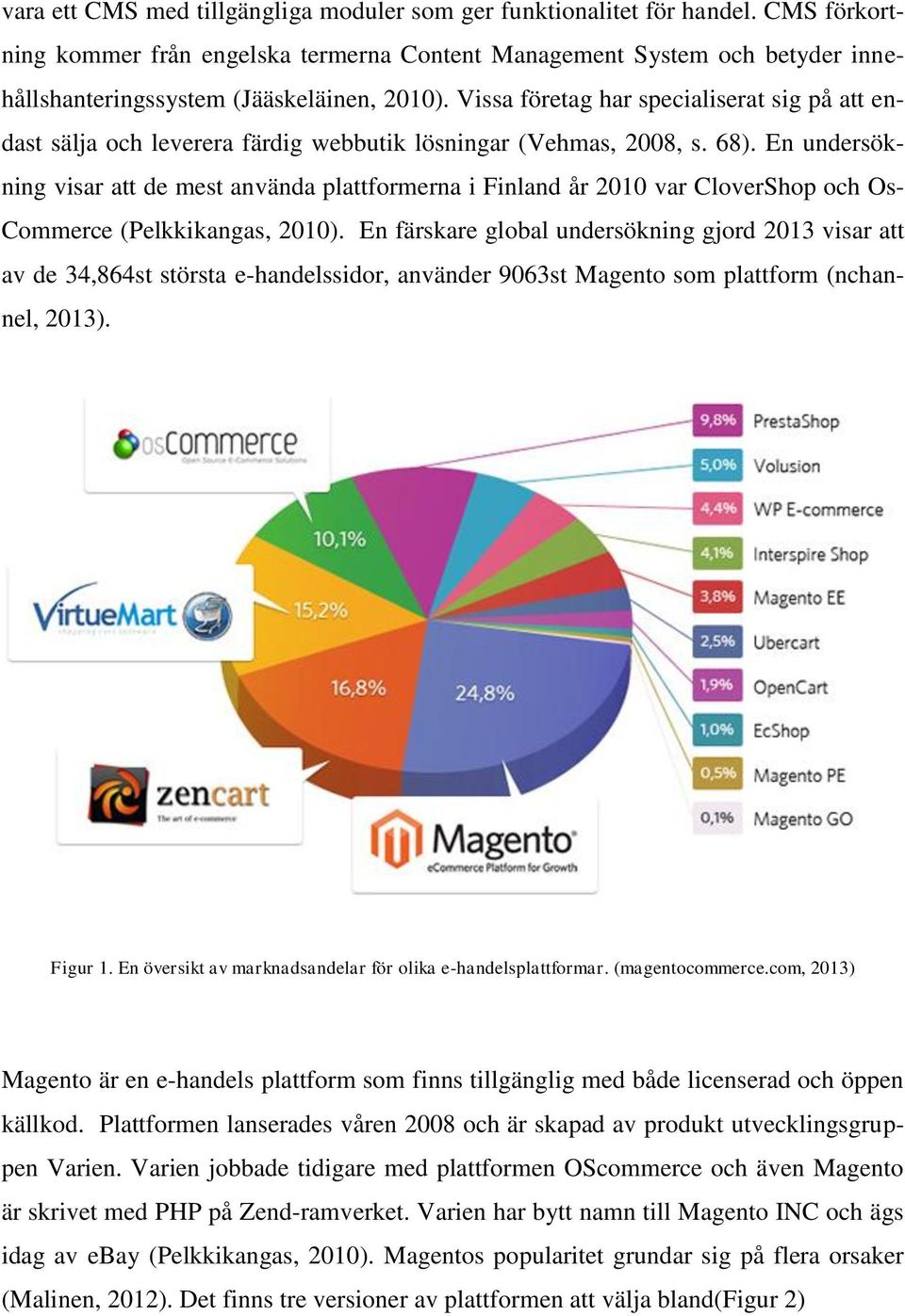 Vissa företag har specialiserat sig på att endast sälja och leverera färdig webbutik lösningar (Vehmas, 2008, s. 68).