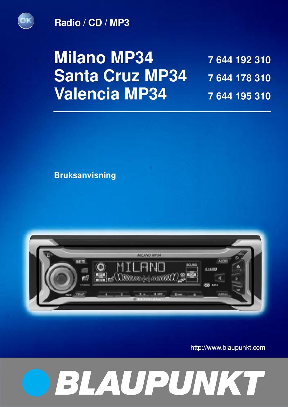 310 Valencia MP34 7 644 195 310