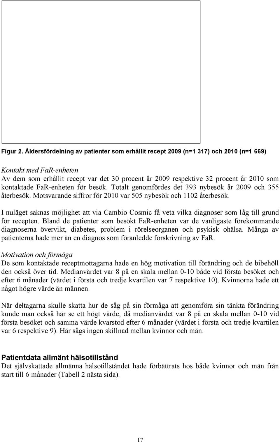 FaR-enheten för besök. Totalt genomfördes det 393 nybesök år 29 och 355 återbesök. Motsvarande siffror för 21 var 55 nybesök och 112 återbesök.