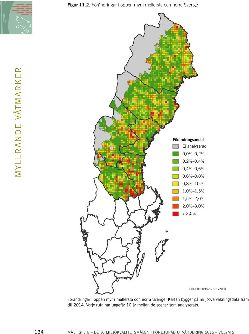 0,4% 0,4% 0,6% 0,6% 0,8% 0,8% 10,% 1,0% 1,5% 1,5% 2,0% 2,0% 3,0% > 3,0% KÄLLA: BROCKMANN GEOMATICS Förändringar i öppen