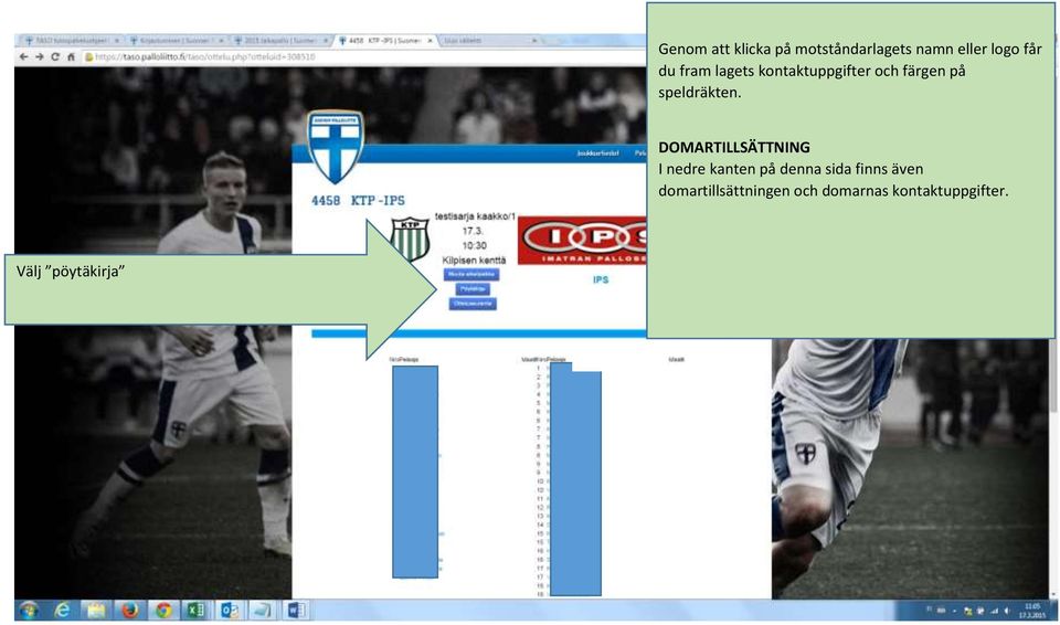 DOMARTILLSÄTTNING I nedre kanten på denna sida finns även