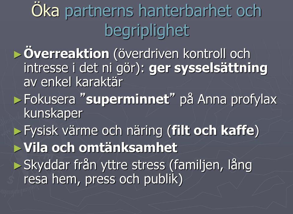 superminnet på Anna profylax kunskaper Fysisk värme och näring (filt och kaffe)