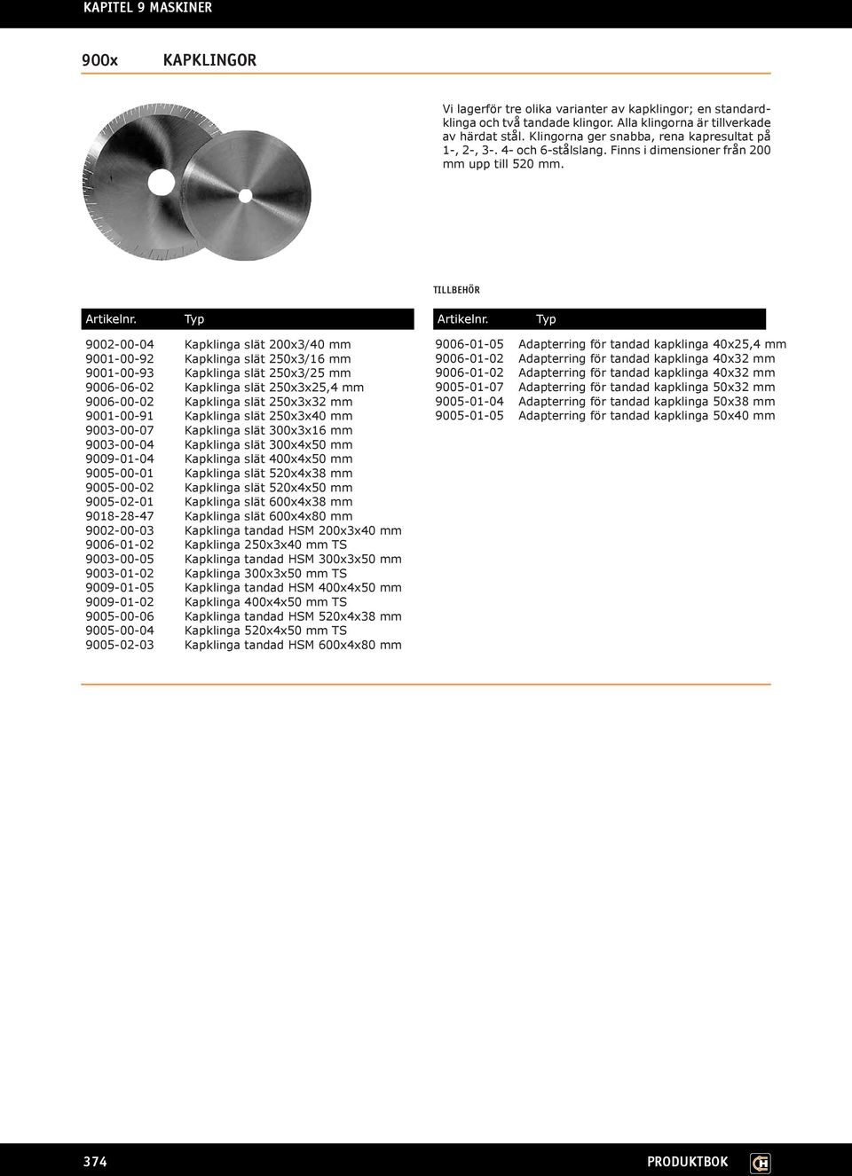 9002-00-04 Kapklinga slät 200x3/40 mm 9001-00-92 Kapklinga slät 250x3/16 mm 9001-00-93 Kapklinga slät 250x3/25 mm 9006-06-02 Kapklinga slät 250x3x25,4 mm 9006-00-02 Kapklinga slät 250x3x32 mm