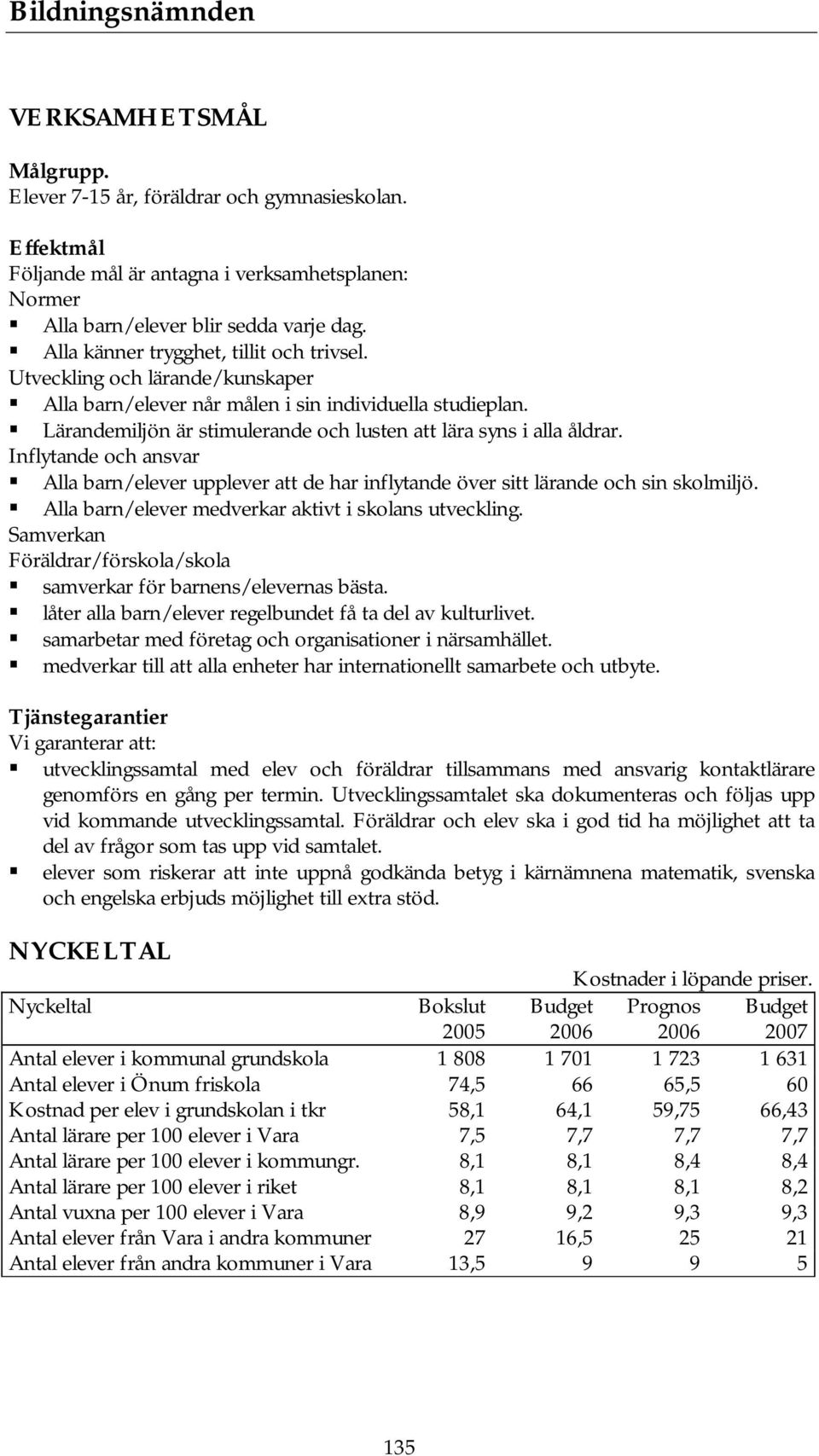 Lärandemiljön är stimulerande och lusten att lära syns i alla åldrar. Inflytande och ansvar Alla barn/elever upplever att de har inflytande över sitt lärande och sin skolmiljö.